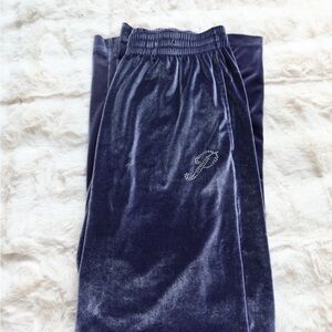 Victoria’s Secret Pink Velvet Pants in Deep Purple